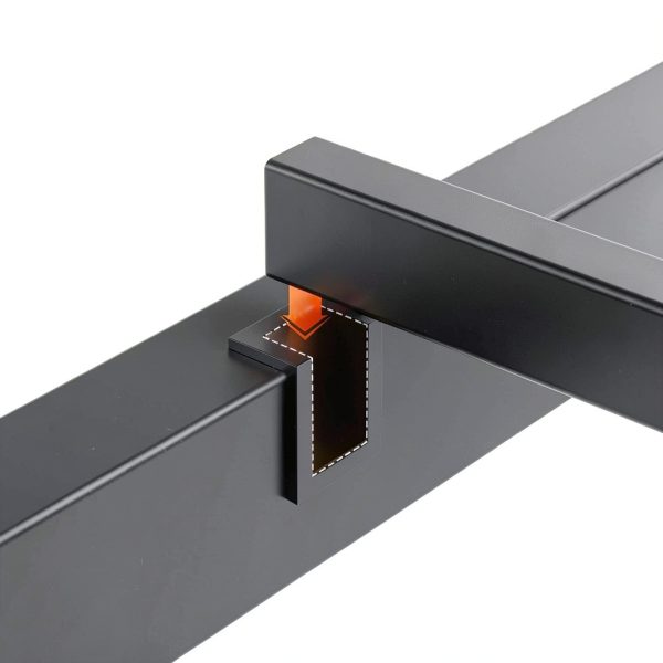 Winado Queen Bed Frame LED Headboard USB Charging Station-5