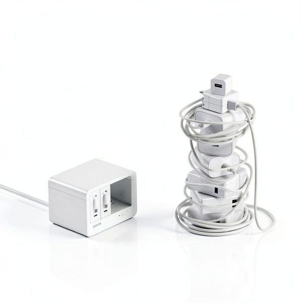 Gitryin Desktop Charging Station 8 AC Outlets 40W USB-C-4