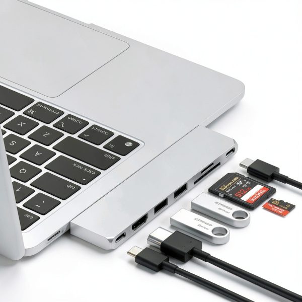 Satechi Pro Hub Slim USB C Hub for M2 MacBook Air-9