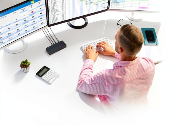 Kensington USB C Docking Station Triple Monitor 100W-11