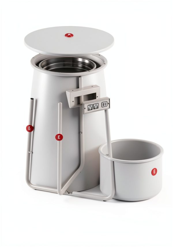 Songmics Side Table with Charging Station Fabric Basket-7