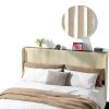 LUCKY ONE King Platform Bed Storage USB Charging Station-3