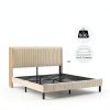 LUCKY ONE King Platform Bed Storage USB Charging Station-9