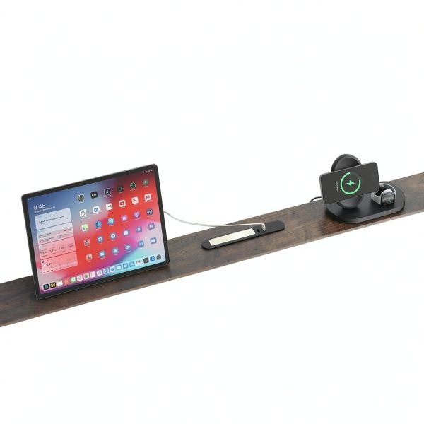 LUCKY ONE King Platform Bed Storage USB Charging Station-4