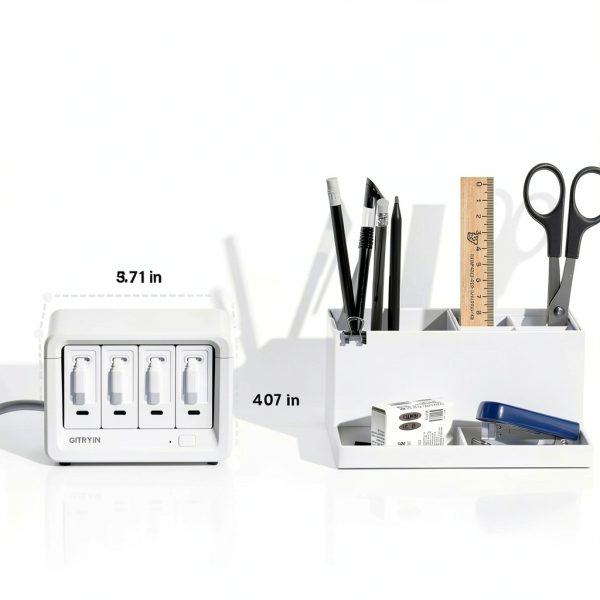 Gitryin Desktop Charging Station 8 AC Outlets 40W Charger-12