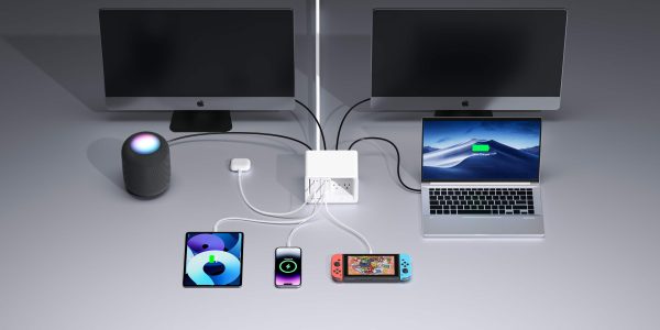 Gitryin Desktop Charging Station 8 AC Outlets 40W USB-C-2
