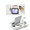 Costway Bedside Table with Charging Station Flip Top Design-10
