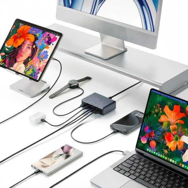 Anker Prime 200W Charging Station Six Port GaN Power-8