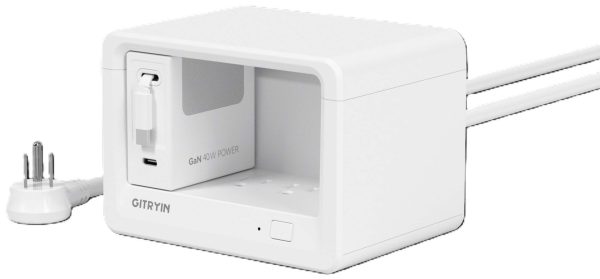 Gitryin Desktop Charging Station 8 AC Outlets 40W Charger-0