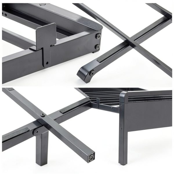 Winado Platform Bed Frame LED Headboard USB Charging Station-4