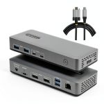 StarTech USB C Docking Station Dual Monitor 4K 100W Charging-0