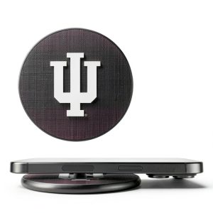 Indiana Hoosiers Wireless Charger Linen Print Keyscaper-0