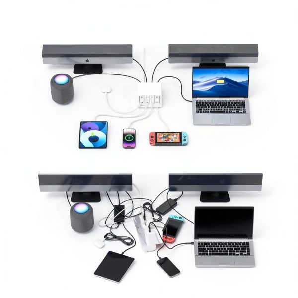 Gitryin Desktop Charging Station 40W Retractable USB-C-14