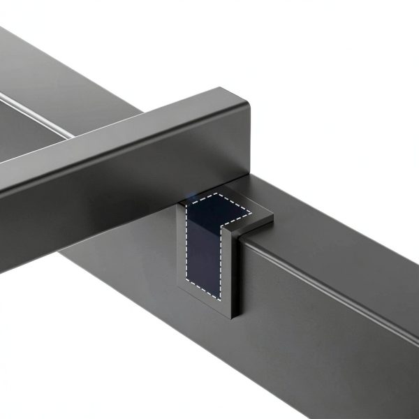 Winado Platform Bed Frame LED Headboard USB Charging Storage-4