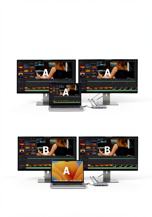 UGREEN 10-in-1 USB-C Docking Station Dual Monitor 100W PD-3