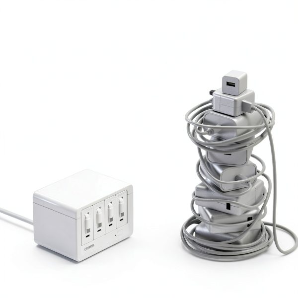 Gitryin Desktop Charging Station 8 AC Outlets 40W Charger-6