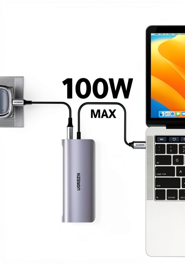 UGREEN 10-in-1 USB-C Docking Station Dual Monitor 100W PD-4