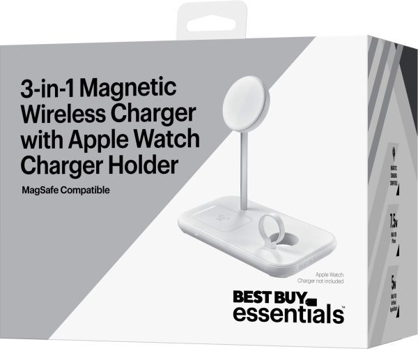 Best Buy 3 in 1 Magnetic Wireless Charger for Apple Devices-7