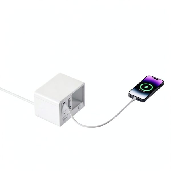 Gitryin Desktop Charging Station 8 AC Outlets 40W USB-C-5