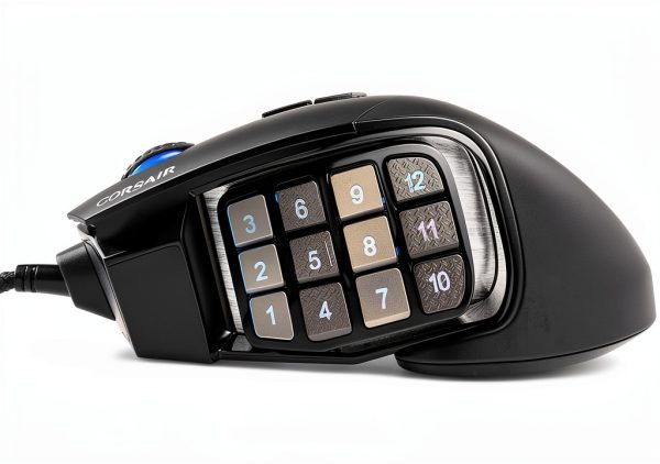 Corsair Scimitar Elite Wired Mouse with 17 Programmable Buttons Black-4