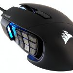 Corsair Scimitar Elite Wired Mouse with 17 Programmable Buttons Black-0