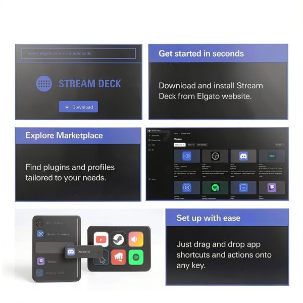 Elgato Stream Deck Neo White Touchscreen Controller for Creators-8