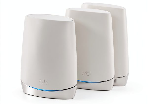 NETGEAR Orbi Tri-Band Mesh WiFi System 3‑Router 2‑Satellite RBK753S-0
